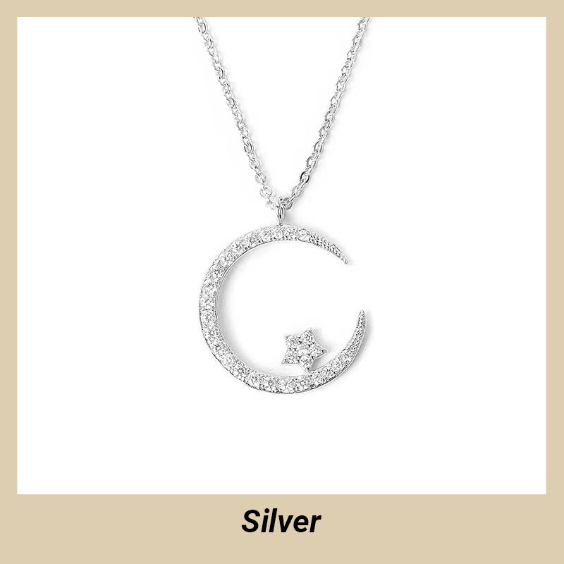 🎁 BUY 1 GET 1 FREE! 🌙✨ Bright Night: Moon Star Necklace – Glow-in-the-Dark Elegance with Celestial Charm 💫🌌