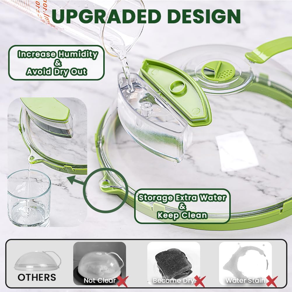 🔥Microwave Splatter Cover with Water Steamer