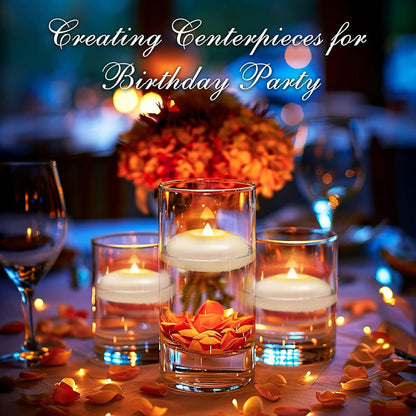 🕯️Water-Activated Flameless Floating LED Candles – Romantic Waterproof Glow for Any Occasion