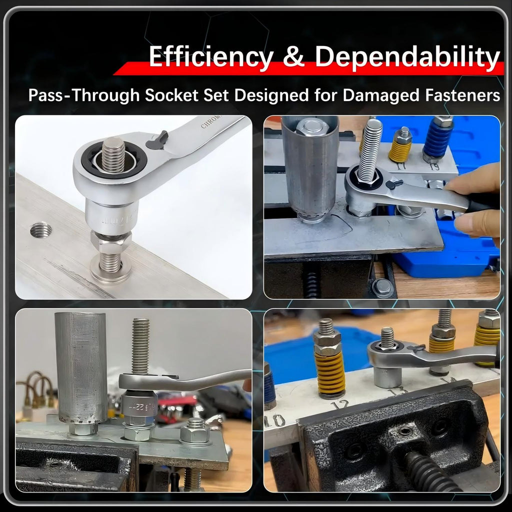 17PCS Pass Through Socket Set