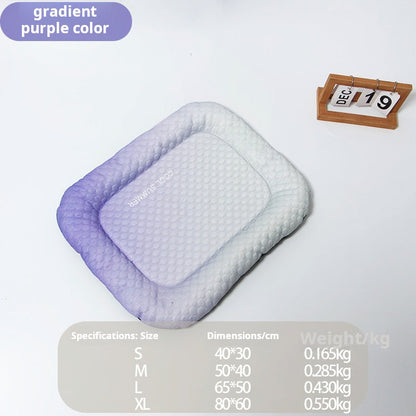 Pet Cooling Pad Mat for Dogs and Cats - Ice Silk Summer Cool Bed Blanket