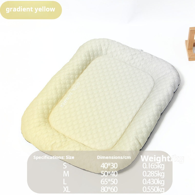 Pet Cooling Pad Mat for Dogs and Cats - Ice Silk Summer Cool Bed Blanket