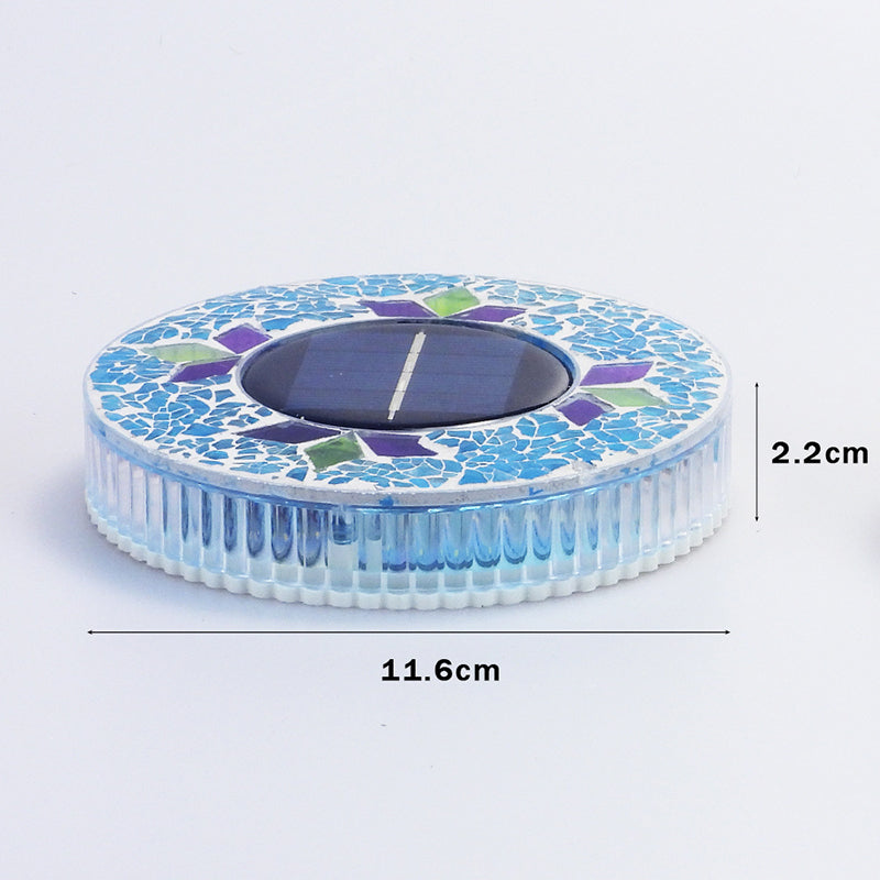 🔅Solar Outdoor Mosaic Disk Lights