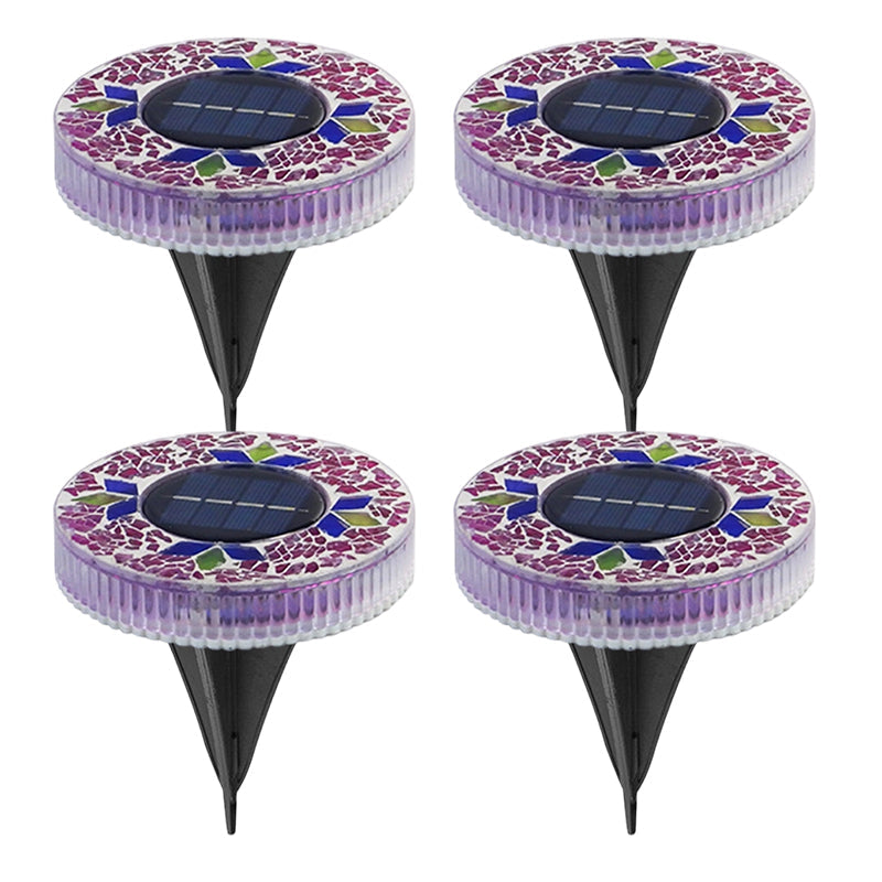 🔅Solar Outdoor Mosaic Disk Lights