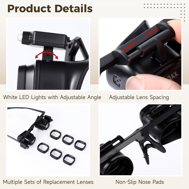 🔍  Precision LED Magnifier for Electronics & Crafts 🛠️