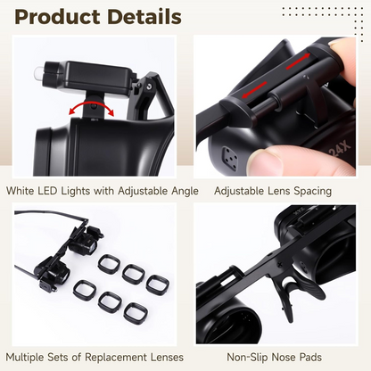 🔍  Precision LED Magnifier for Electronics & Crafts 🛠️