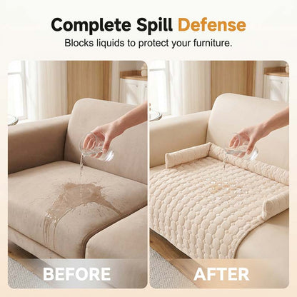 Cozy Bolstered Pet Couch Protector 🐈