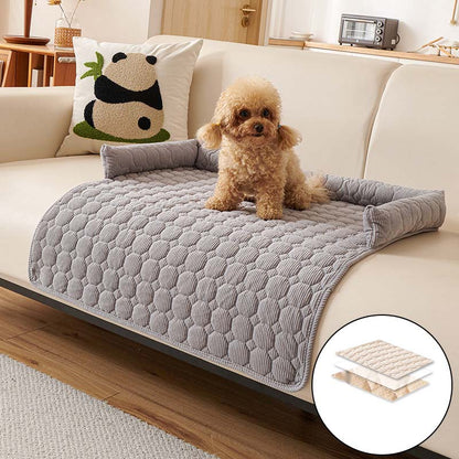 Cozy Bolstered Pet Couch Protector 🐈