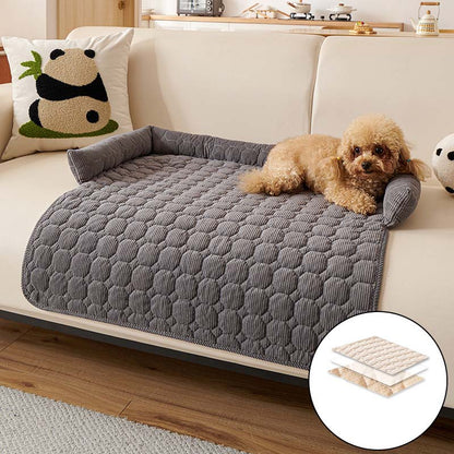 Cozy Bolstered Pet Couch Protector 🐈