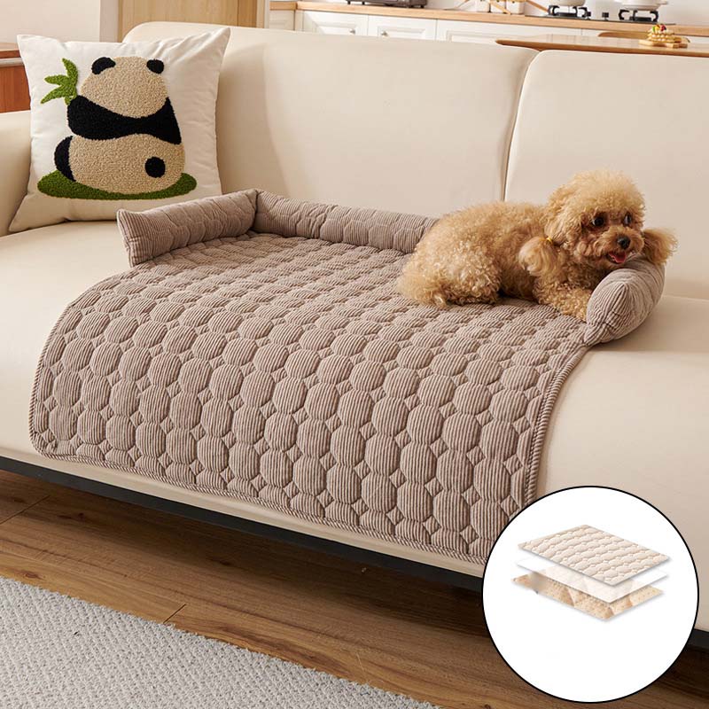 Cozy Bolstered Pet Couch Protector 🐈