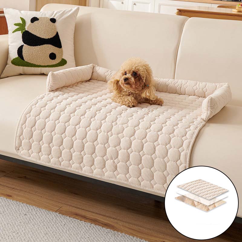 Cozy Bolstered Pet Couch Protector 🐈