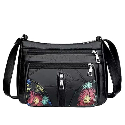 Floral Embroidery Crossbody Bag 🌸