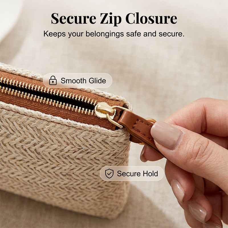 Women's Woven Straw Shoulder Clutch Bag 💖