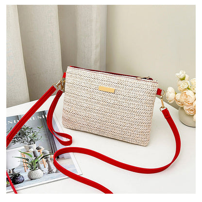 Women's Woven Straw Shoulder Clutch Bag 💖