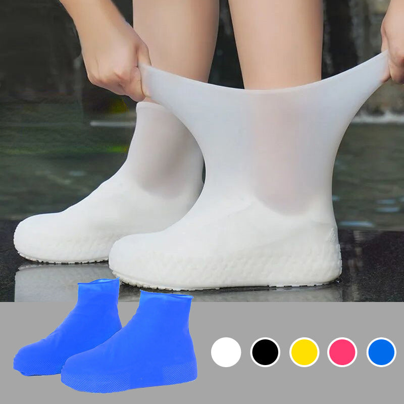 📢📢40% OFF !! ⏰ Waterproof Rain Shoe Cover – Non-slip sole & easy on/off – Reusable, perfect for wet weather or muddy walks 🌧️