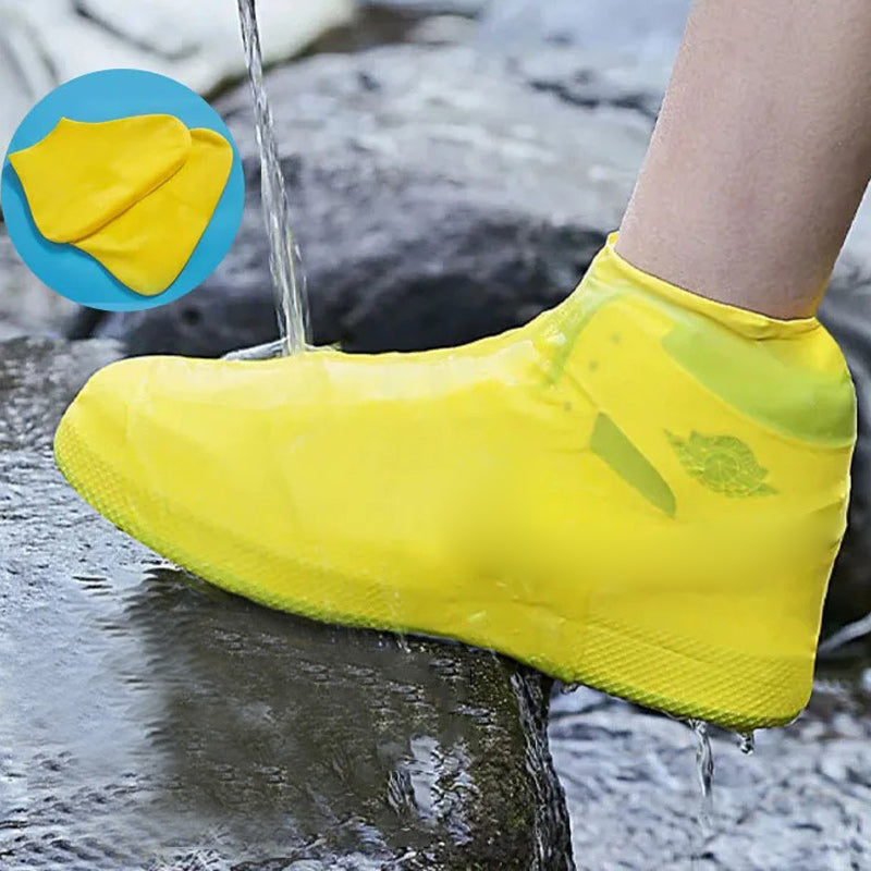 📢📢40% OFF !! ⏰ Waterproof Rain Shoe Cover – Non-slip sole & easy on/off – Reusable, perfect for wet weather or muddy walks 🌧️