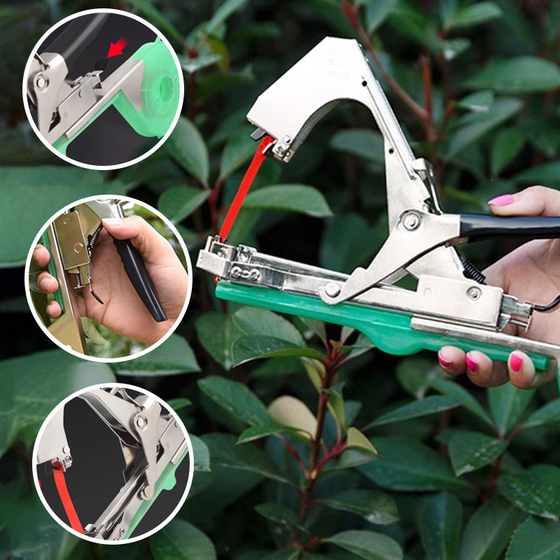 🌱  Universal Lightweight Durable Plant Vine Tying Machine – For tomatoes, grapes & climbing plants – Adjustable tension, quick taping 🍅