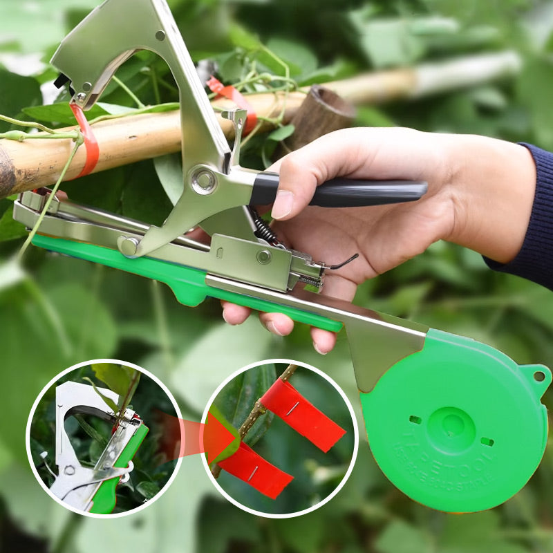 🌱  Universal Lightweight Durable Plant Vine Tying Machine – For tomatoes, grapes & climbing plants – Adjustable tension, quick taping 🍅