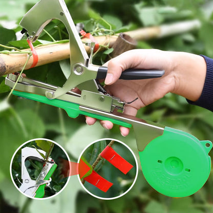🌱  Universal Lightweight Durable Plant Vine Tying Machine – For tomatoes, grapes & climbing plants – Adjustable tension, quick taping 🍅