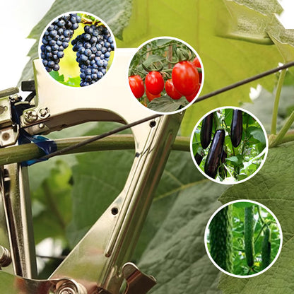 🌱  Universal Lightweight Durable Plant Vine Tying Machine – For tomatoes, grapes & climbing plants – Adjustable tension, quick taping 🍅