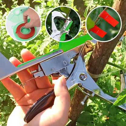 🌱  Universal Lightweight Durable Plant Vine Tying Machine – For tomatoes, grapes & climbing plants – Adjustable tension, quick taping 🍅
