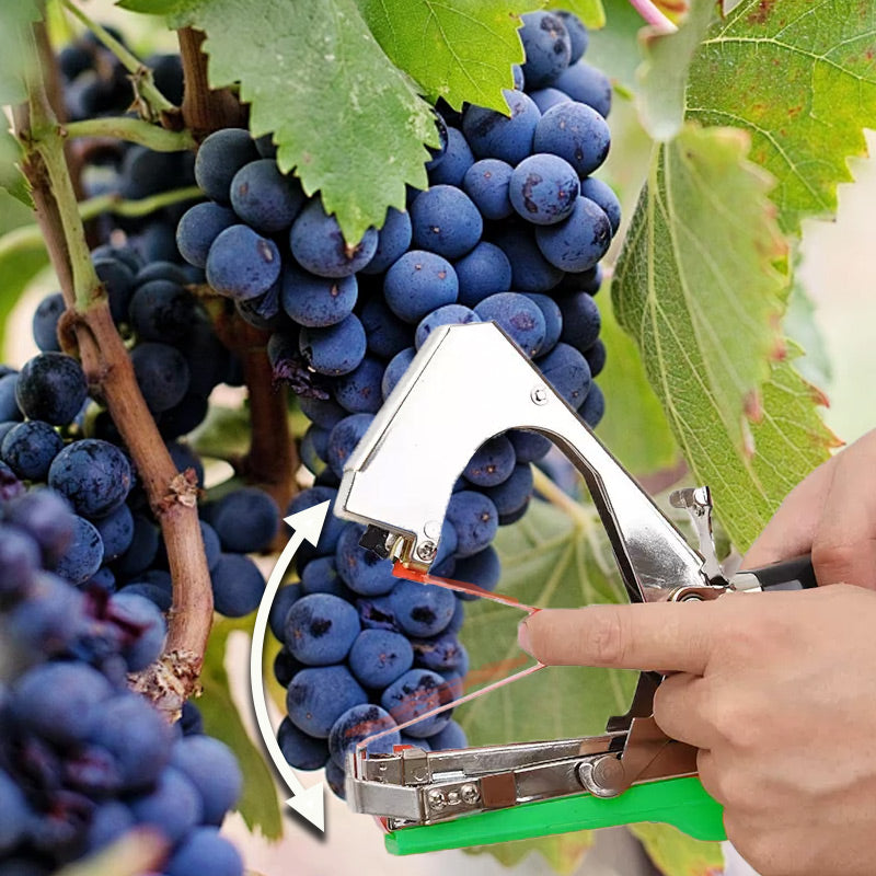 🌱  Universal Lightweight Durable Plant Vine Tying Machine – For tomatoes, grapes & climbing plants – Adjustable tension, quick taping 🍅