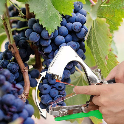🌱  Universal Lightweight Durable Plant Vine Tying Machine – For tomatoes, grapes & climbing plants – Adjustable tension, quick taping 🍅