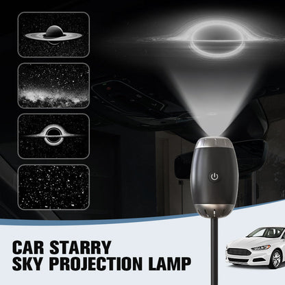 🌟 USB CAR STARRY SKY PROJECTION LAMP — Plug & Play | Adjustable Angle | Romantic Ambient Light ✨