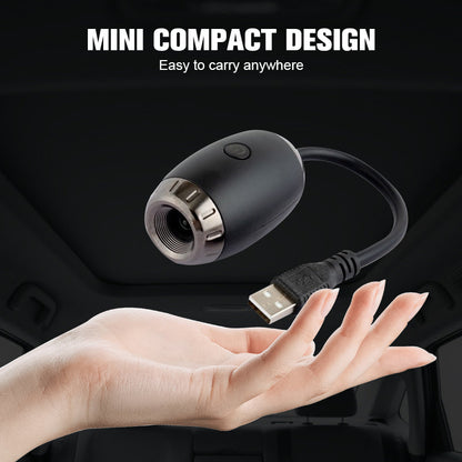 🌟 USB CAR STARRY SKY PROJECTION LAMP — Plug & Play | Adjustable Angle | Romantic Ambient Light ✨