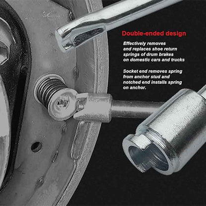🔧 Drum Brake Spring Pliers — For Return Springs | Chrome Molybdenum | 215mm