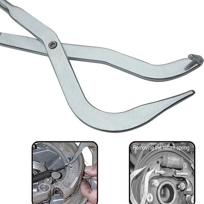 🔧 Drum Brake Spring Pliers — For Return Springs | Chrome Molybdenum | 215mm