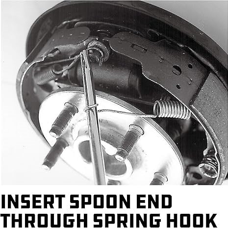 🔧 Drum Brake Spring Pliers — For Return Springs | Chrome Molybdenum | 215mm