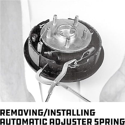 🔧 Drum Brake Spring Pliers — For Return Springs | Chrome Molybdenum | 215mm