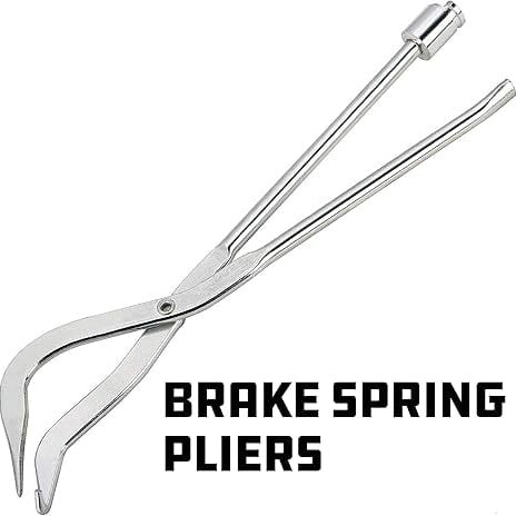 🔧 Drum Brake Spring Pliers — For Return Springs | Chrome Molybdenum | 215mm