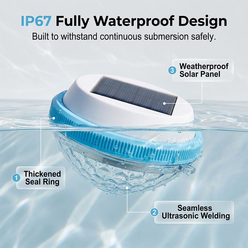 🏊 Solar Floating Pool Lights with Remote Control — RGB Colour-Changing & IP68 Waterproof