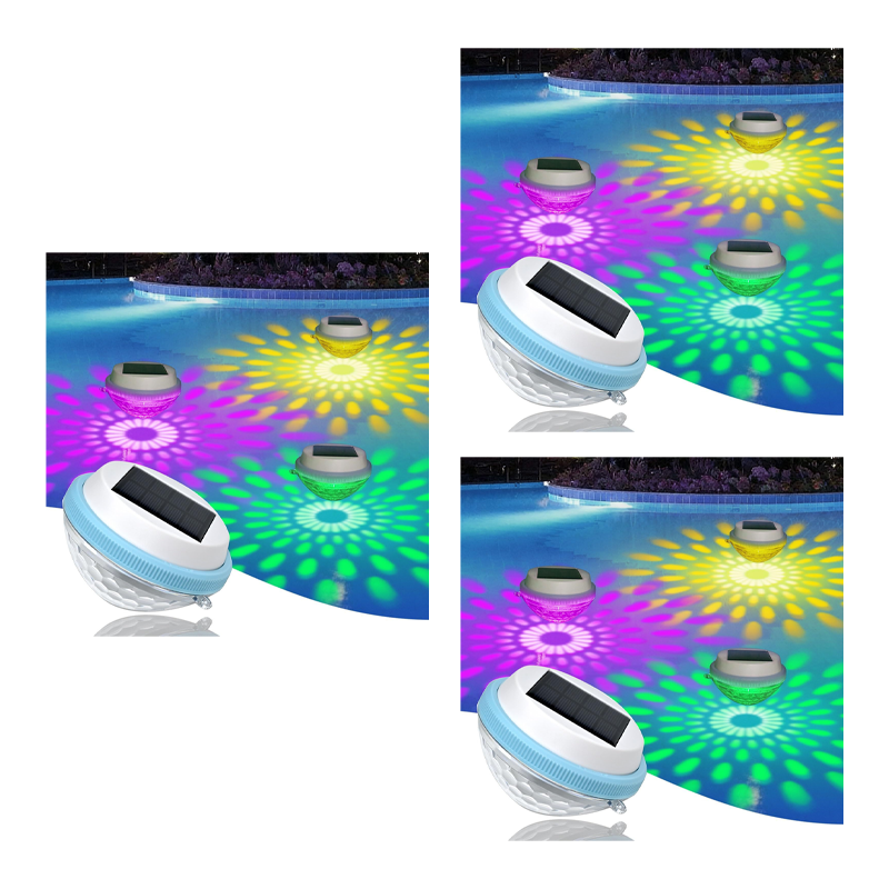 🏊 Solar Floating Pool Lights with Remote Control — RGB Colour-Changing & IP68 Waterproof