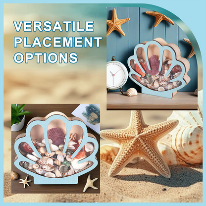 🦪 Seashell Display Case with Acrylic Panel 🌊