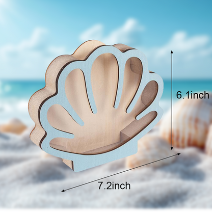 🦪 Seashell Display Case with Acrylic Panel 🌊