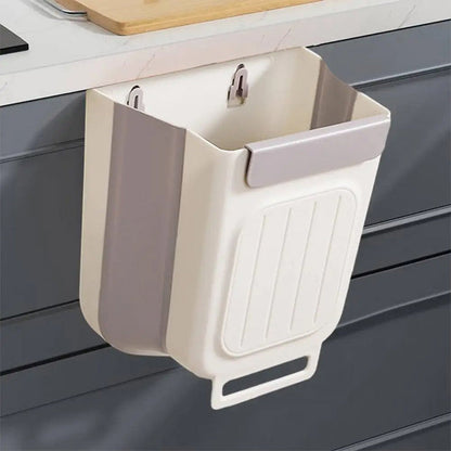 Multipurpose Hanging Collapsible Trash Can – Wall-Mounted Kitchen Waste Bin