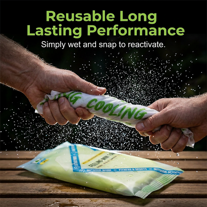 🧊BUY MORE SAVE MORE💦 Instant cooling towel – portable, breathable, perfect for workouts & travel!