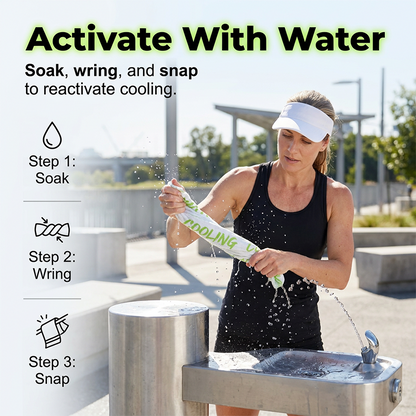 🧊BUY MORE SAVE MORE💦 Instant cooling towel – portable, breathable, perfect for workouts & travel!