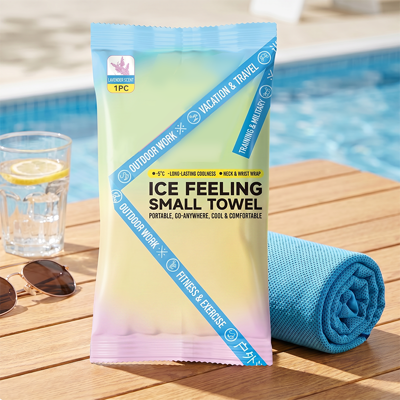🧊BUY MORE SAVE MORE💦 Instant cooling towel – portable, breathable, perfect for workouts & travel!