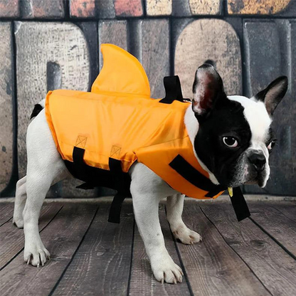 🐕‍🦺 Adjustable Shark-Shaped Dog Life Vest – Your Pup Will Look Fin-Tastic! | Safety Float + Cute Design