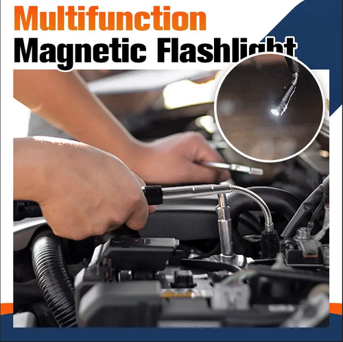 Multifunctional Magnetic Telescopic Flashlight 🔆
