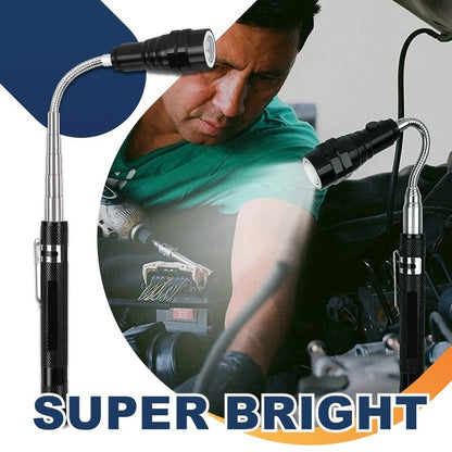 Multifunctional Magnetic Telescopic Flashlight 🔆