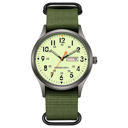 Quartz Watch with Luminous Display ⌚