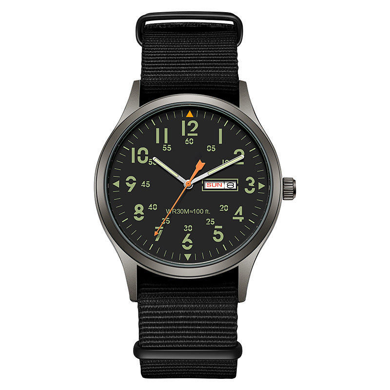 Quartz Watch with Luminous Display ⌚
