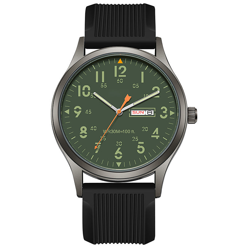 Quartz Watch with Luminous Display ⌚