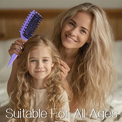 Ventilated Detangling Brush for Curly Hair 💇‍♀️💕