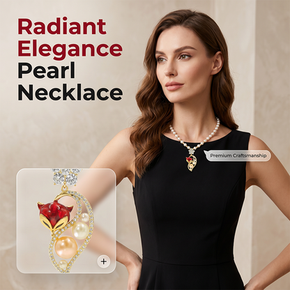 💎Women's Elegant Faux Pearl Necklace 🦊